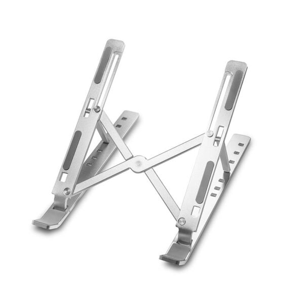 Adjustable Aluminum Laptop Stand – Foldable Ergonomic Riser for Desk & Office Use - Image 2